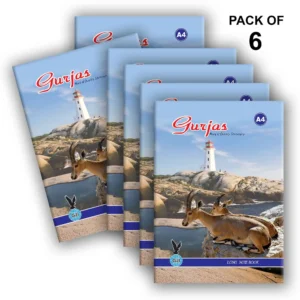 276 Pages | A4 Notebooks | Pack of 6 | Light House Design