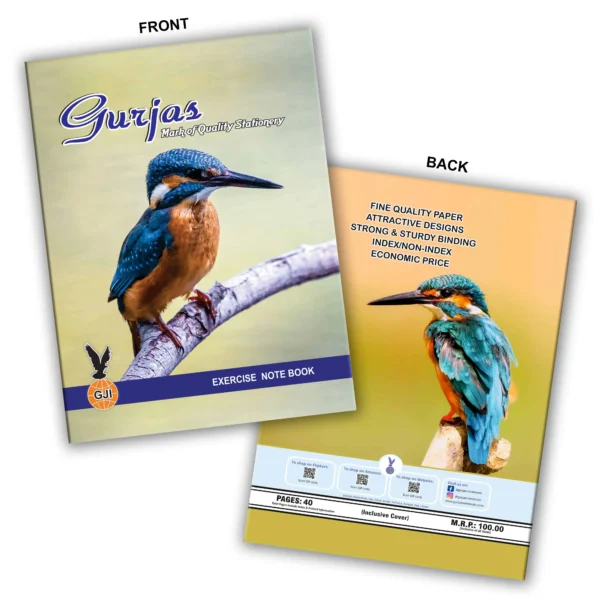 Bird Notebook Packs 40 Pages | Small Notebooks | Pack of 12 | Sitting Birds Design - Gurjas ...