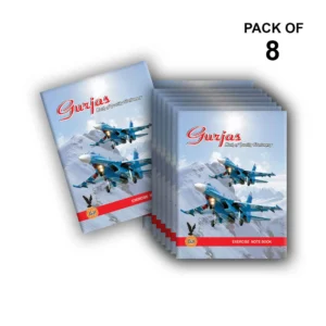 240 Pages | Small Notebooks | Pack of 8 | Jet Fighter Design