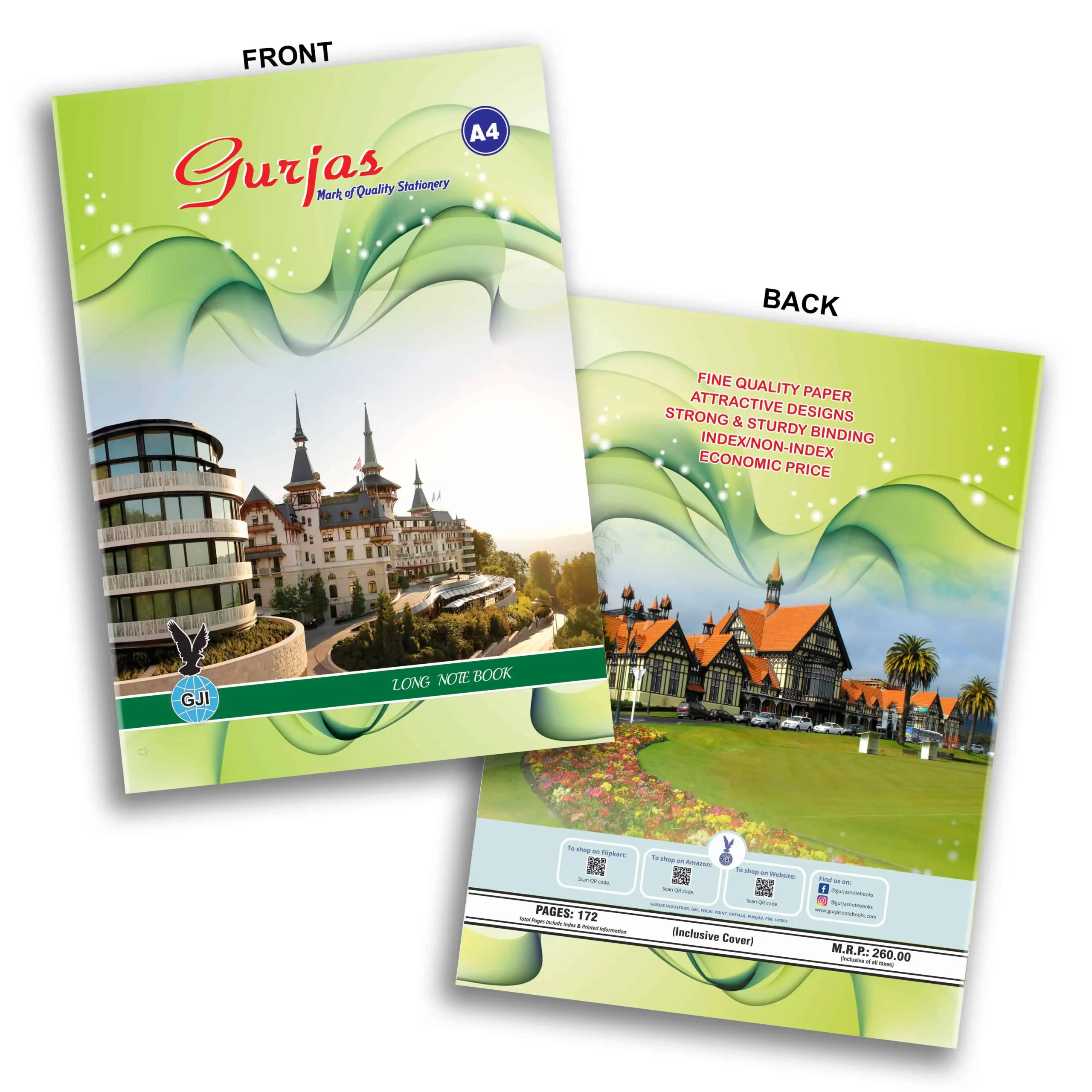 A4 Notebook | 172 Pages