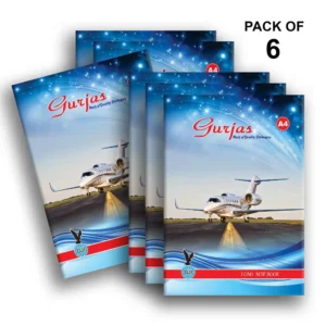 228 Pages | A4 Notebooks | Pack of 6 | Business Jet Design
