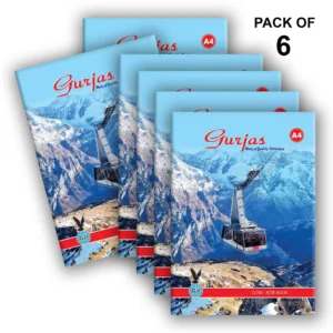 276 Pages | A4 Notebooks | Pack of 6 | Cable Car Design